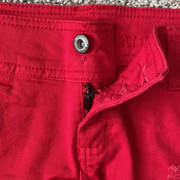 Blue Asphalt Distressed Denim Cuff Shorts - Picture 8 of 13